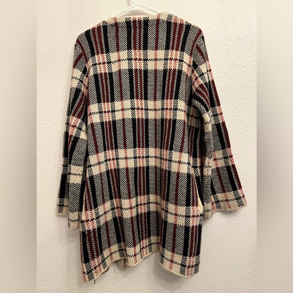Alya open front cardigan plaid M/L - Picture 2 of 4